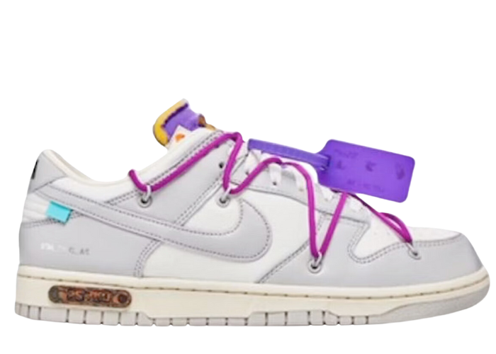 Dunk Low Off-White ホワイト/パープル Size 8.5 - OFF-WHITE x Nike Dunk Low Lot 47 of 50 Purple